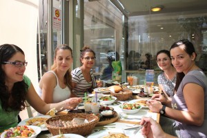 Katha's farewell party at cafe Louise